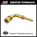 hydraulic swivel angle quick coupling hose connector